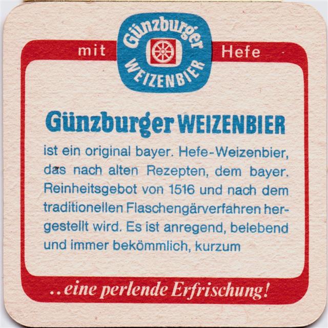 günzburg gz-by günz quad 1b (185-u eine perlende-blaurot)